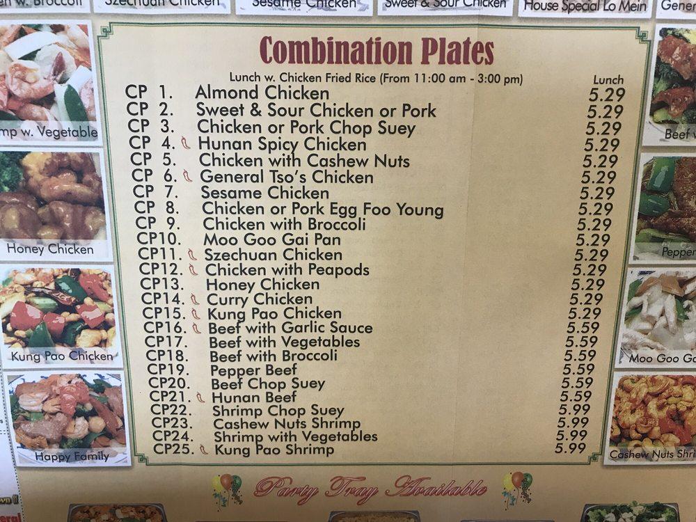 Menu at Dragon Town restaurant, South Lyon