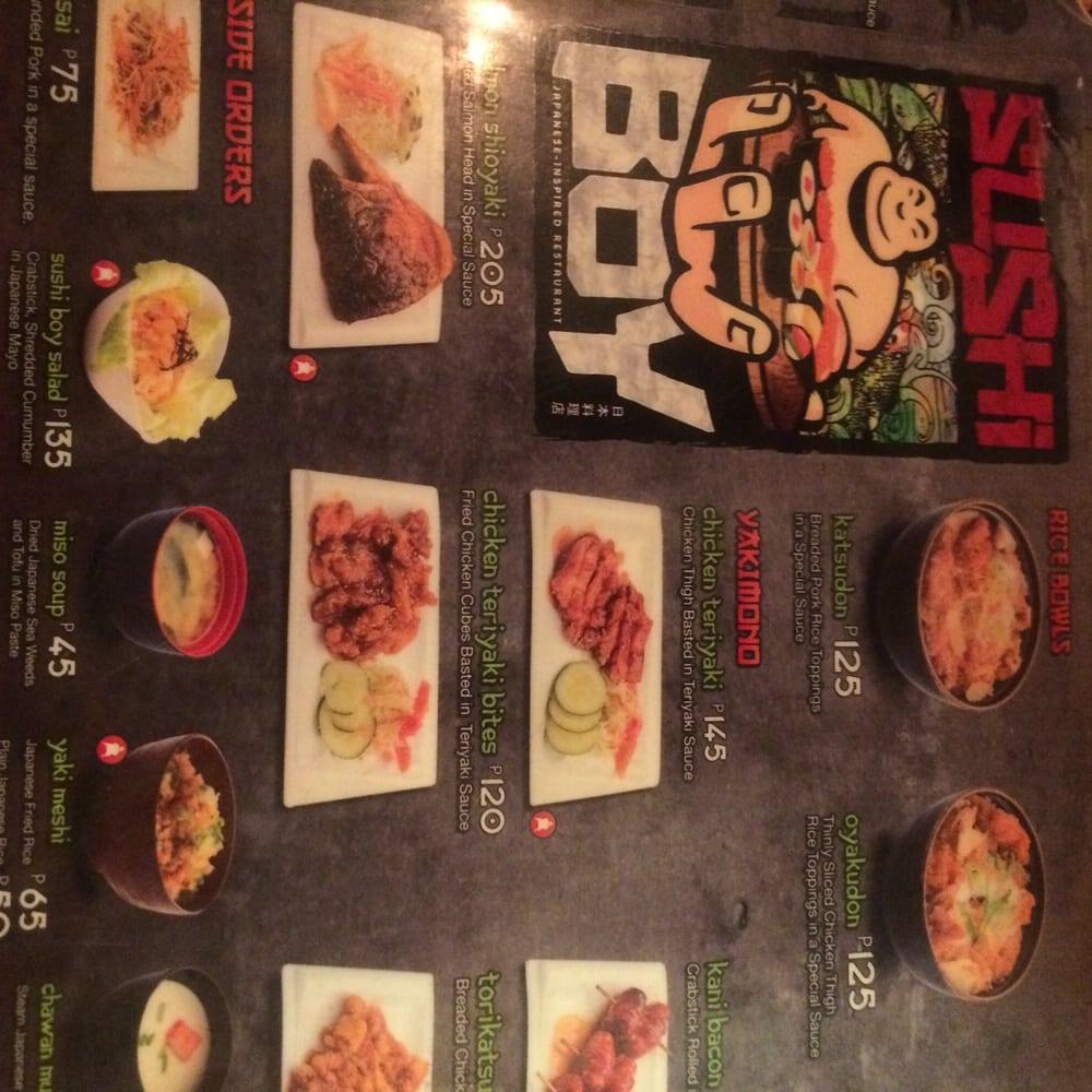 sushi boy menu torrance