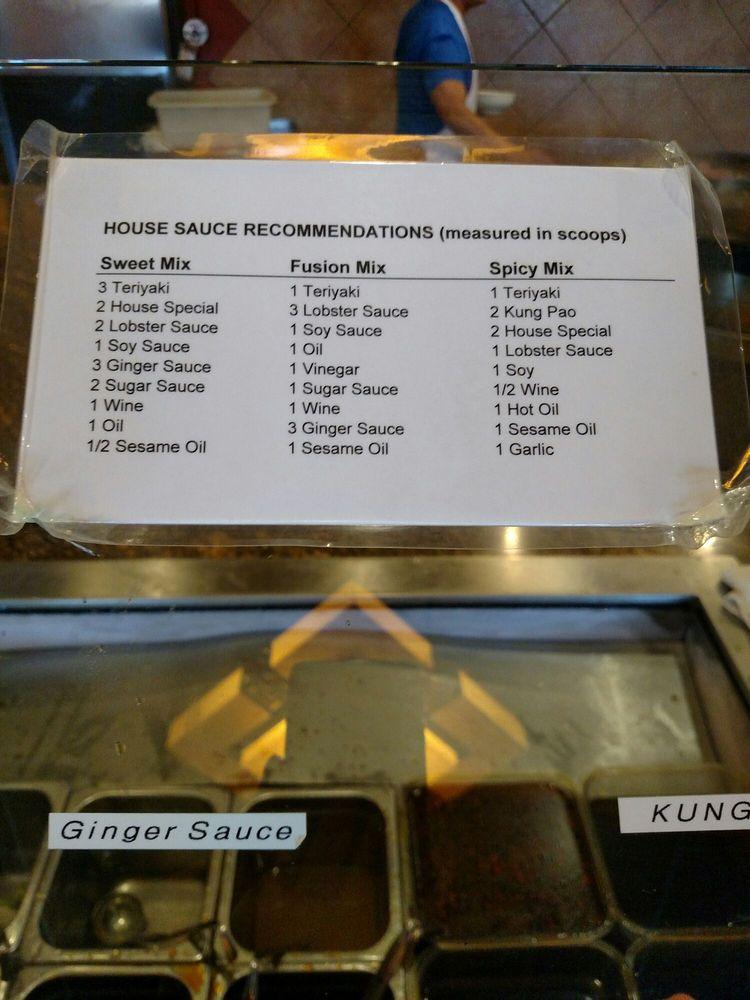 Menu at Fusion Grill BBQ, Valley Springs