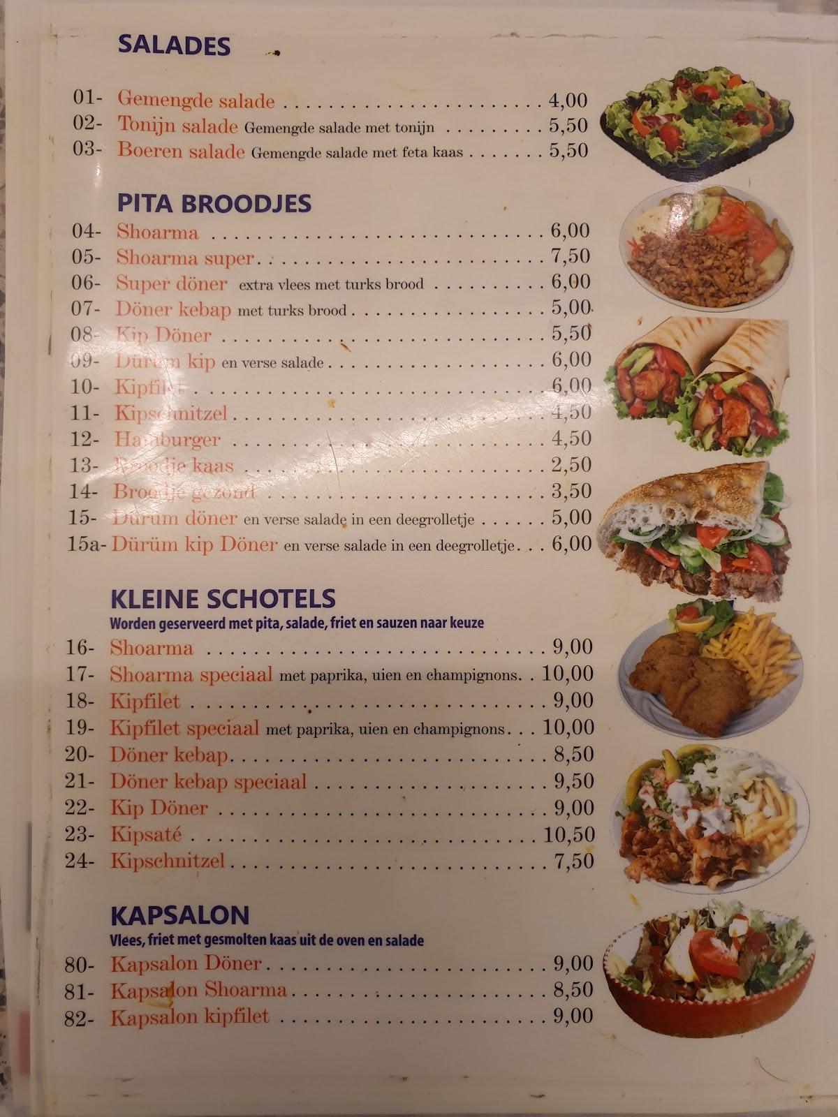 Speisekarte von Eethuis de Kraanpoort, Roermond, Kraanpoort 9