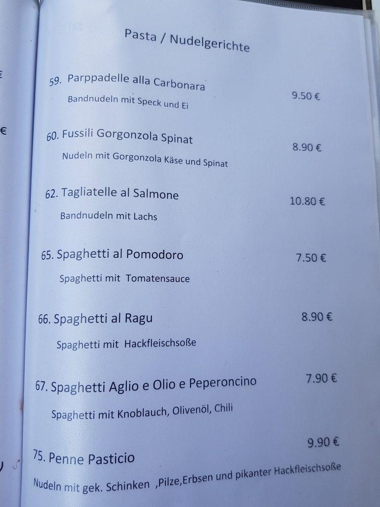 Speisekarte Von La Locanda Am Karlstern Restaurant Mannheim