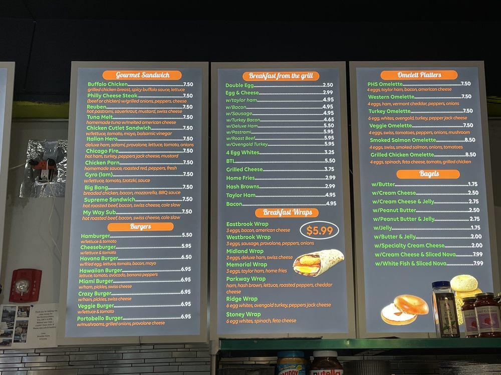 Menu at Bagel Supreme restaurant, Paramus