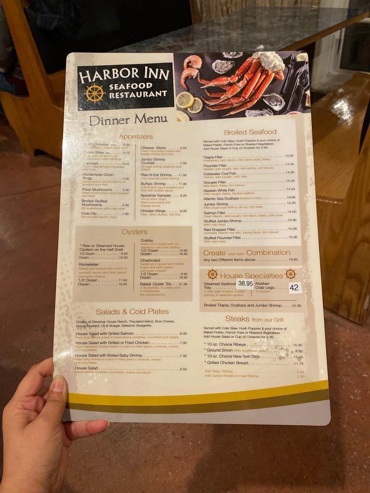 Menu at Harbor Inn Cajun Seafood pub & bar, Greenville