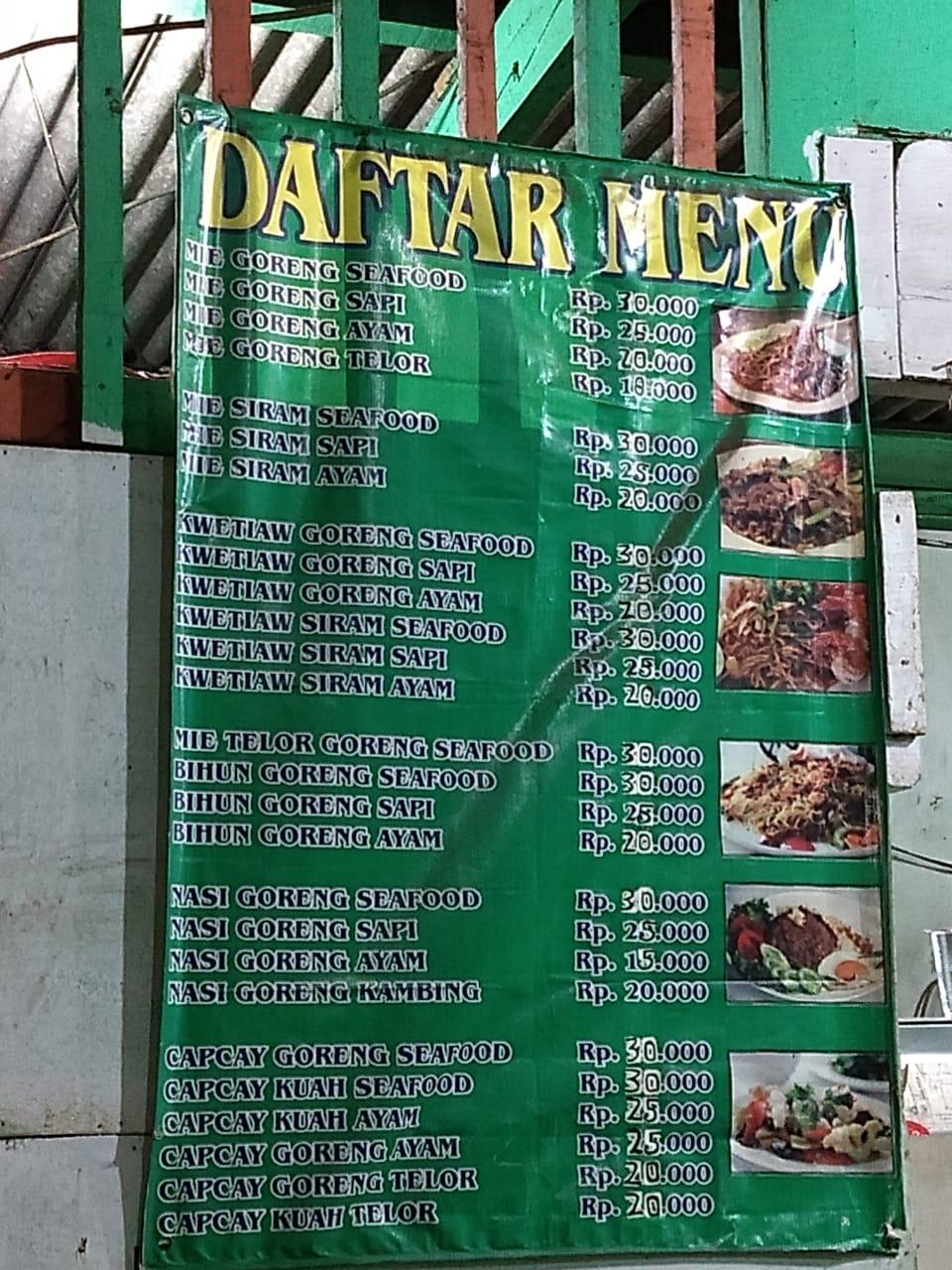 Menu At Warung Mie Aceh Pak Ismail Restaurant Karawang