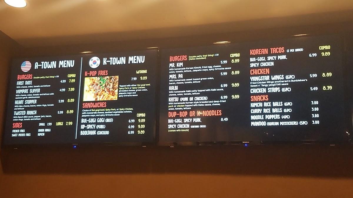 Menu at Bumblebees BBQ and Grill, West Valley City