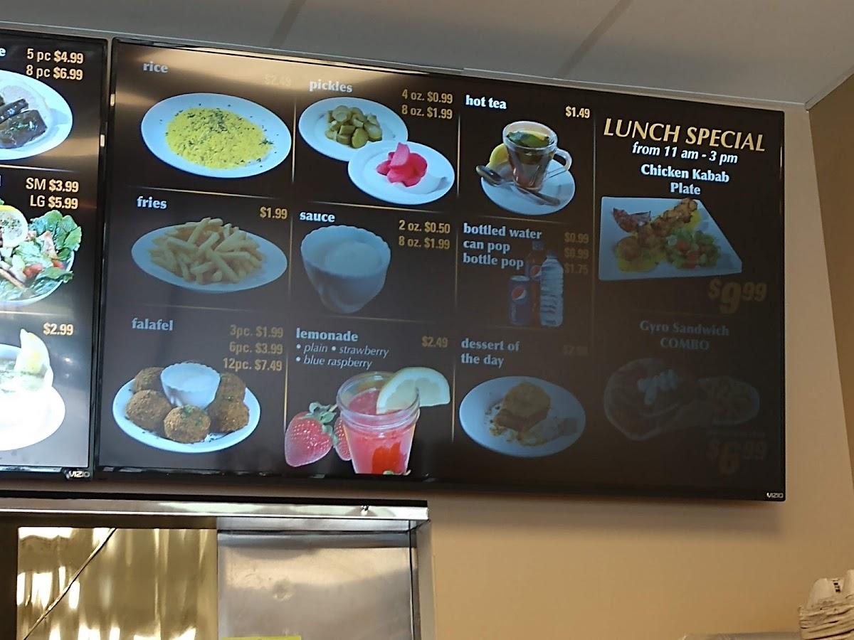 Menu at Pita Land Grill & Halal Meat Shop restaurant, Fishers