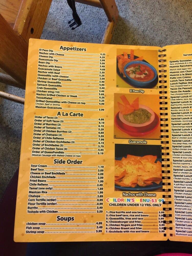 Menu at Casa Nayarit Mexican Grill restaurant, Bethel Park