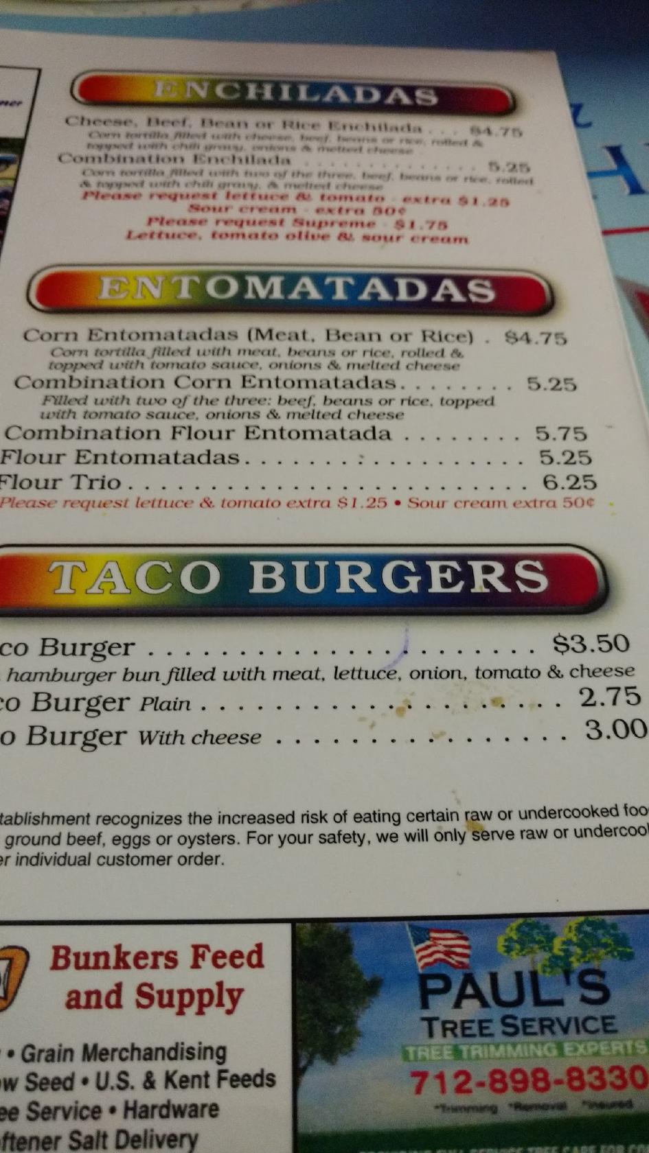 Menu at Triangle pub & bar, Remsen