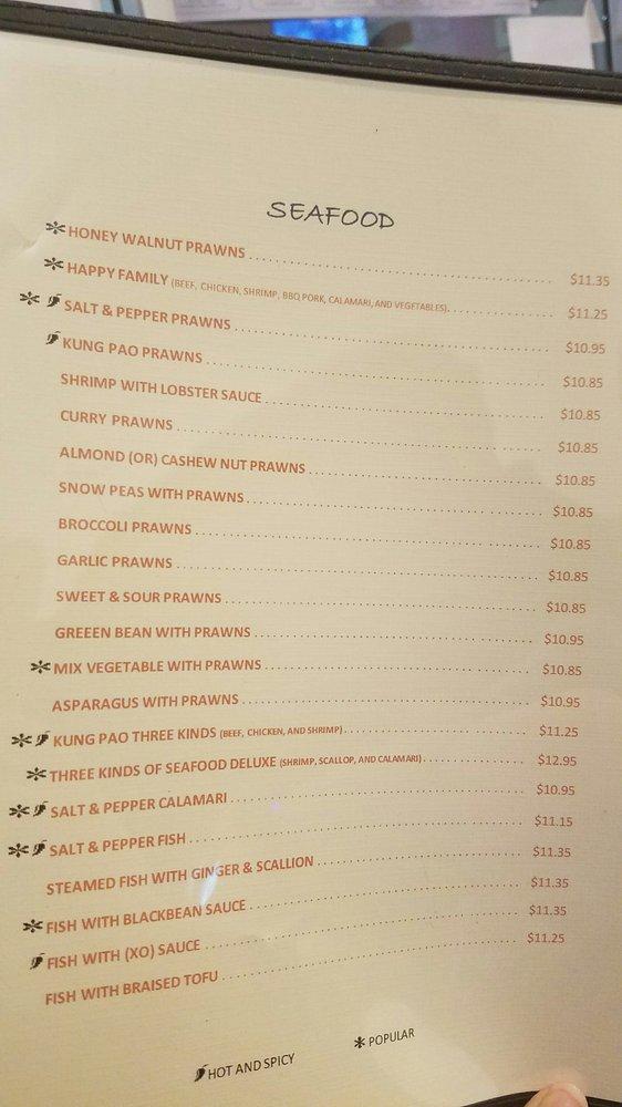 Menu at Amazing Kitchen restaurant, Tracy