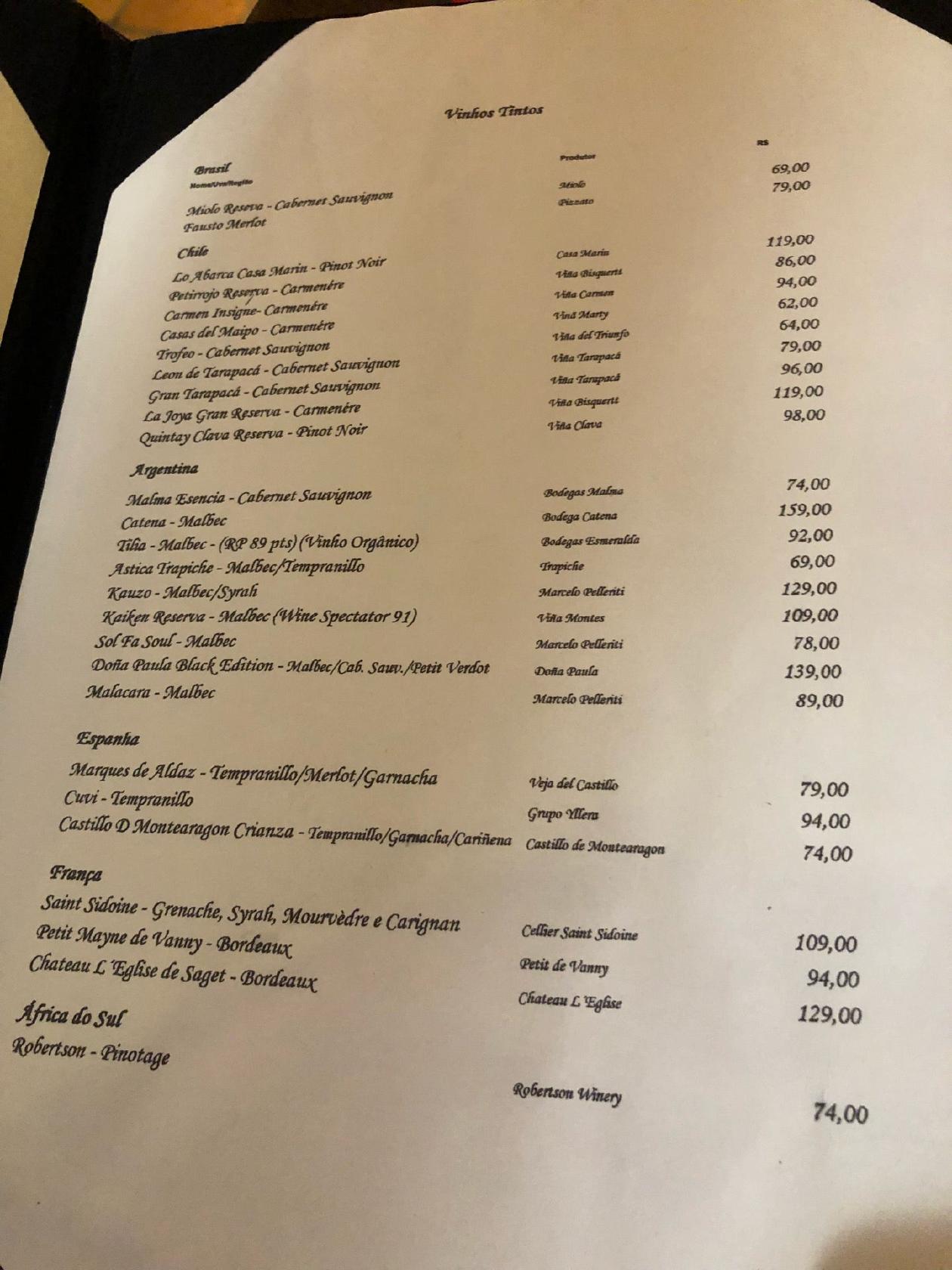 Fratello Uno Pizzaria - Asa Sul cardápio