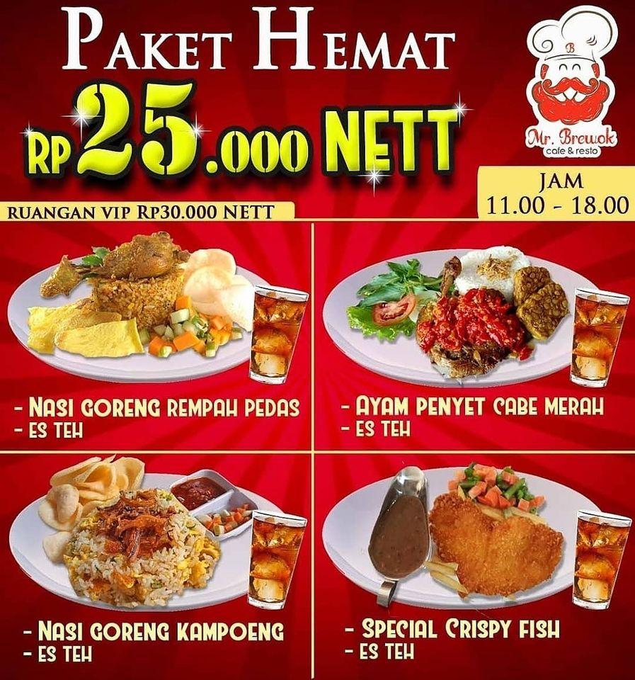 Menu at Mr.Brewok Cafe & Resto, Pekanbaru