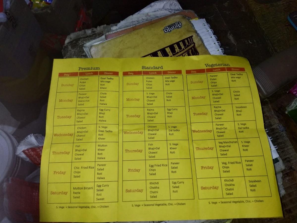Real Taste menu