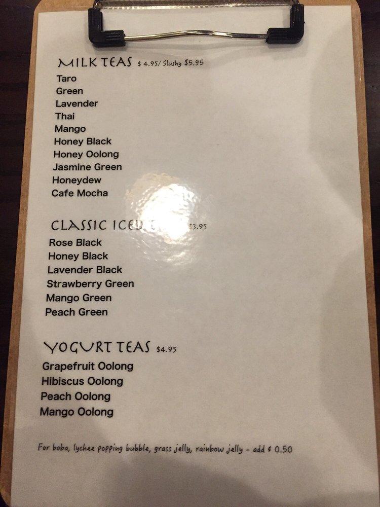 Menu at Chopstix Vietnamese, Korean, And Boba Tea restaurant