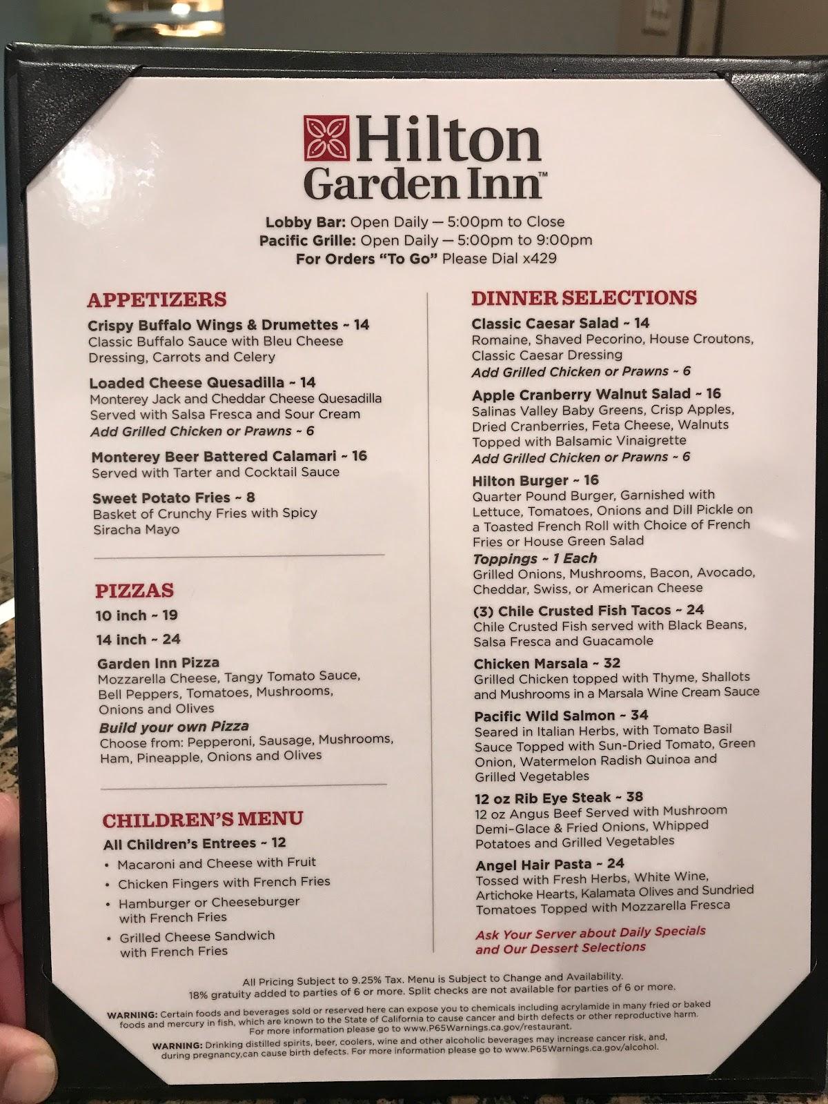 Hilton Garden Inn Breakfast Menu 2025 - Brynn Ingeborg