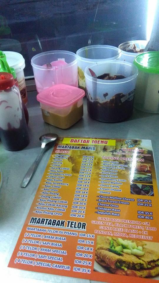 Menu at Markos Martabak Kota Semarang restaurant, Semarang