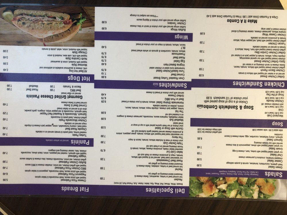 Menu at Bakery Express, Halethorpe, Hollins Ferry Rd 100