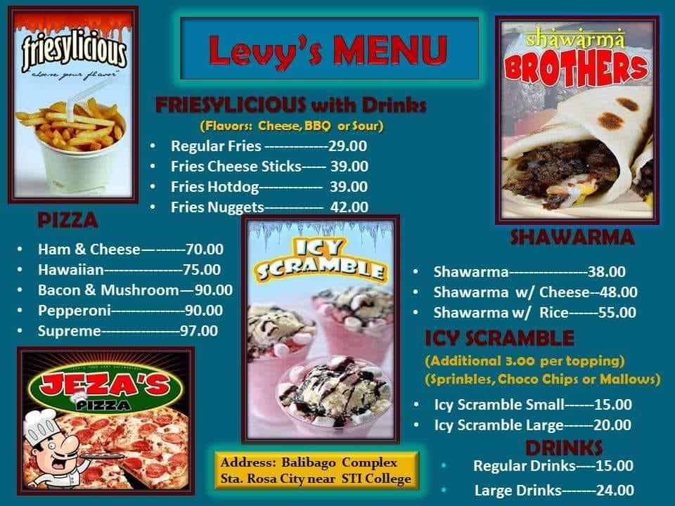 Levy's Foodcart Enterprises pizzeria, Santa Rosa