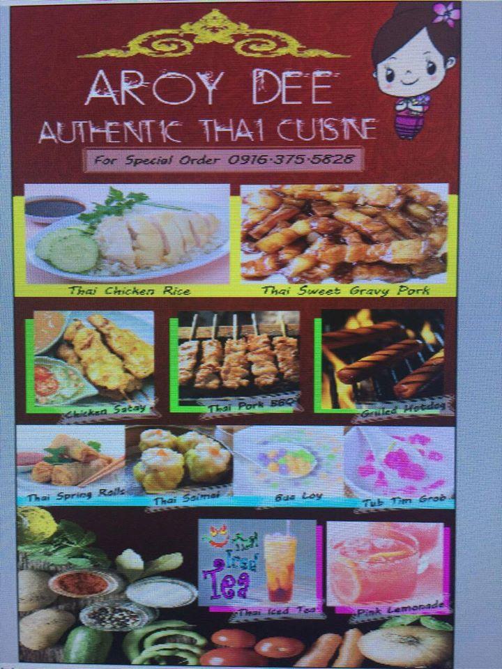 R0c3 Aroy Dee Authentic Thai Kitchen Menu 
