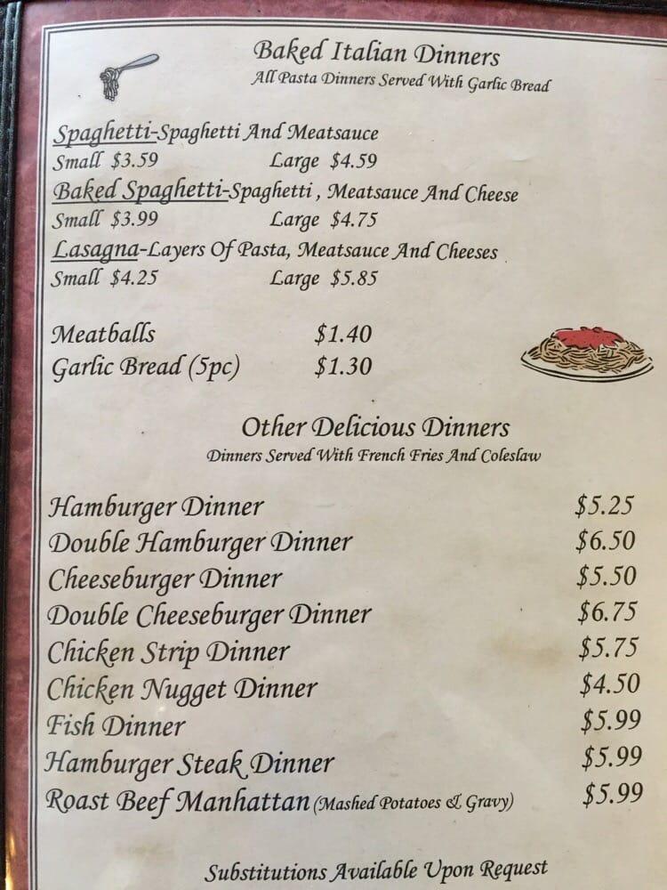 Menu at Giovanni's Pizza pizzeria, Pine Knot, 174 East Highway 92