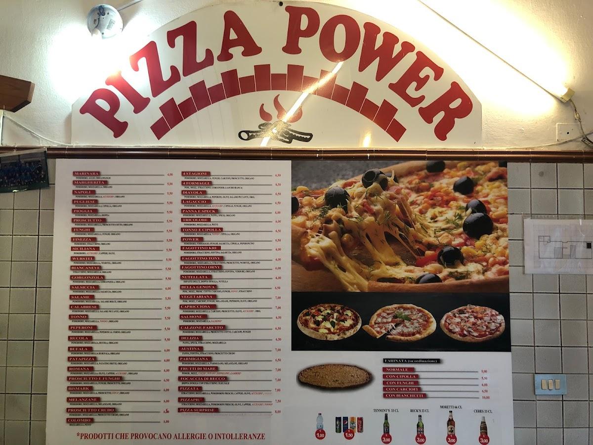 Menu di Pizza Power 