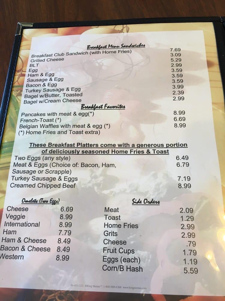 Menu at Marlboro Grille restaurant, Upper Marlboro