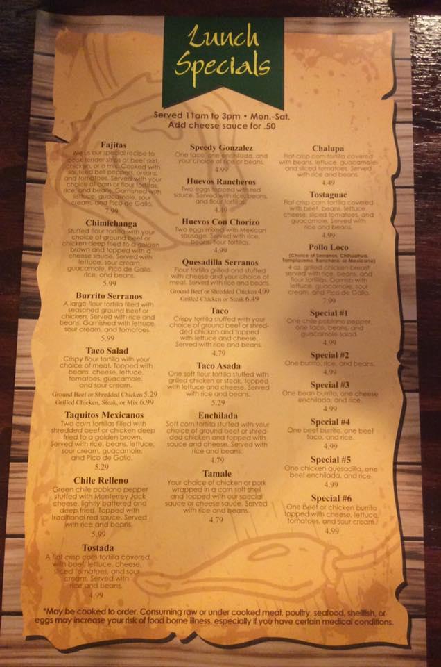 menu-at-serranos-mexican-grill-restaurant-conway