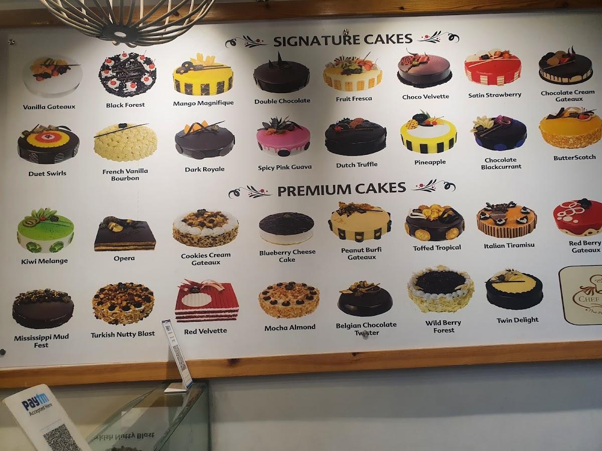 Discover 129+ chef bakers cake menu latest awesomeenglish.edu.vn