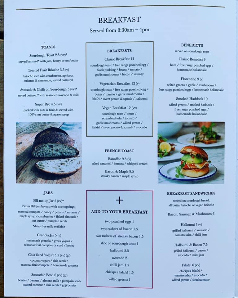 Menu at Medicine Kitchen and Bakery, Codsall