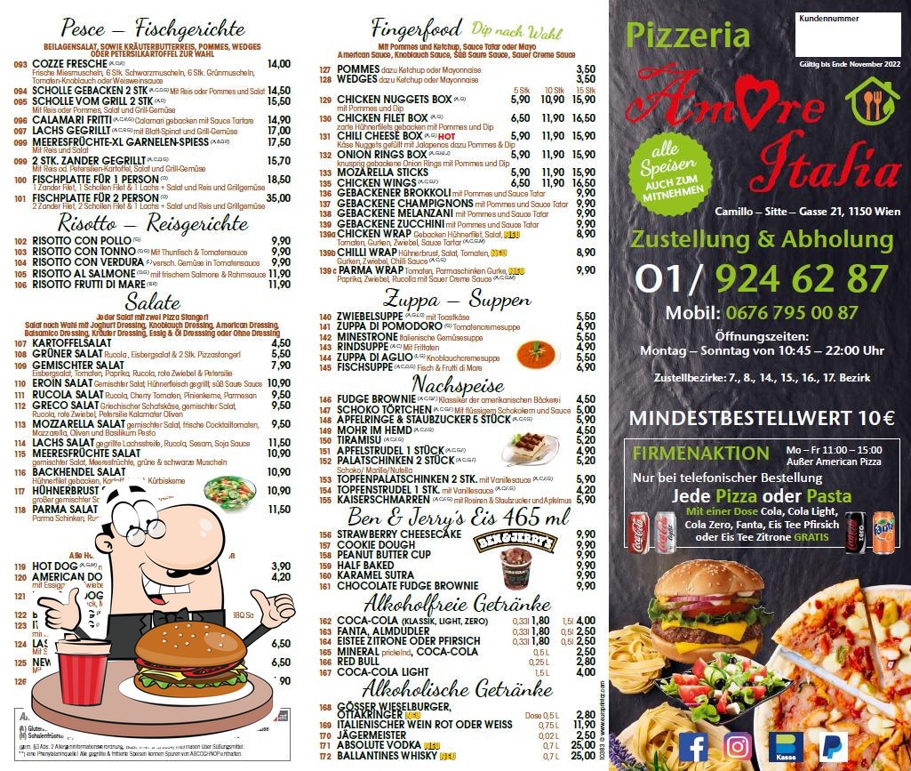 Pizzeria Amore Italia, Vienna Restaurant reviews
