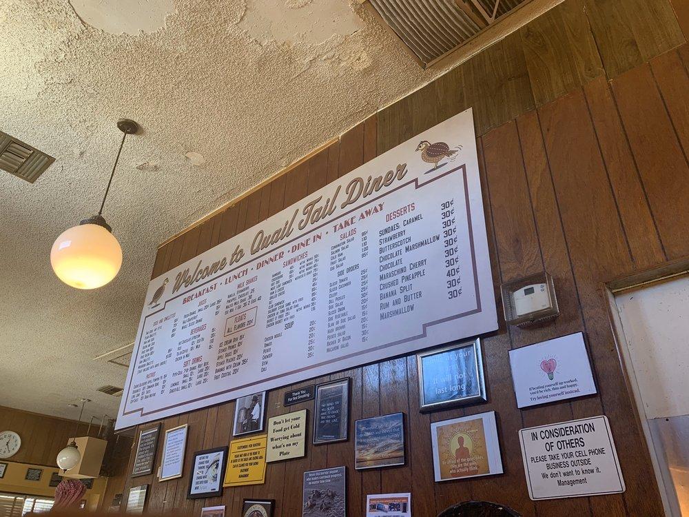 Menu at Tal's Cafe, Los Angeles
