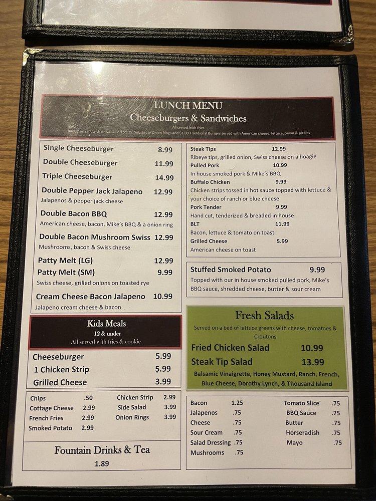 Menu at Wagon Wheel Grill & Bar, Emporia
