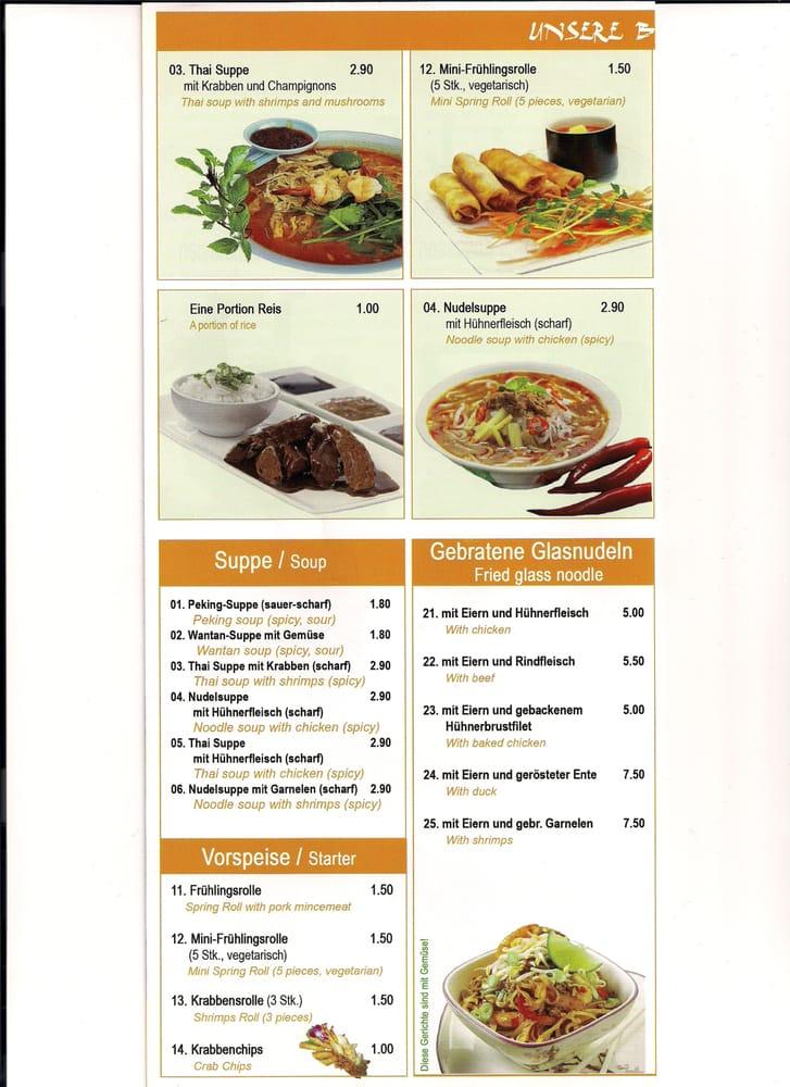 Speisekarte von Quick Food Asia restaurant, Bamberg