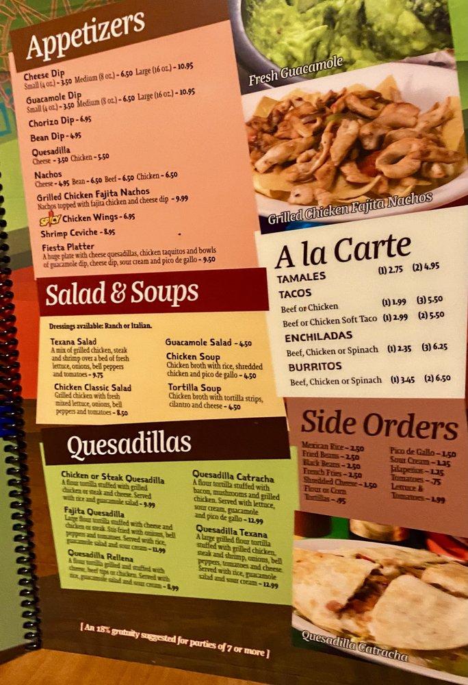 Menu at El Jaripeo pub & bar, Warrenton