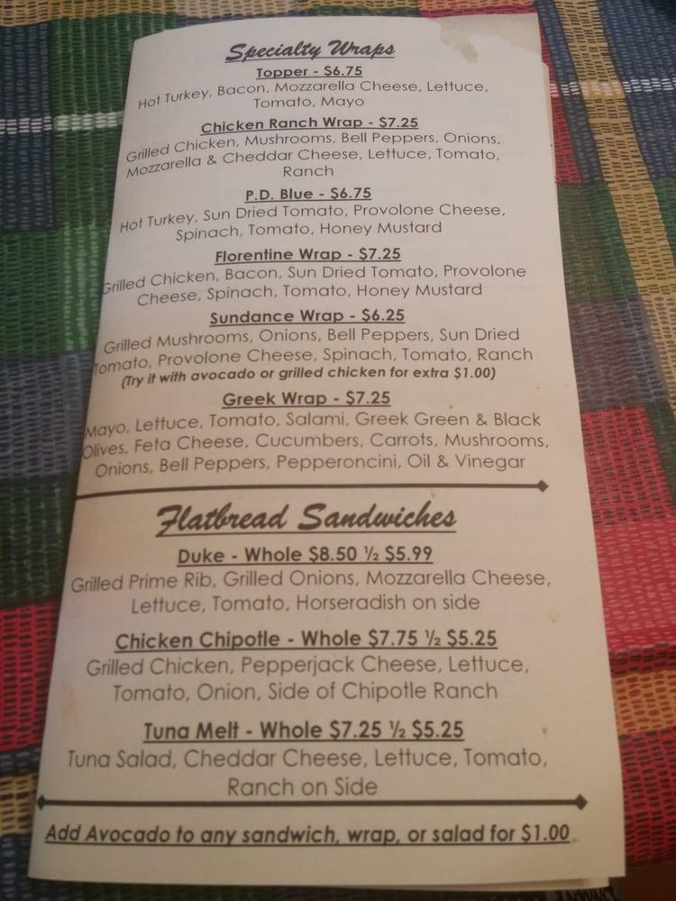 Menu At Rebas Deli And Pizzeria La Grange 539 E Colorado St