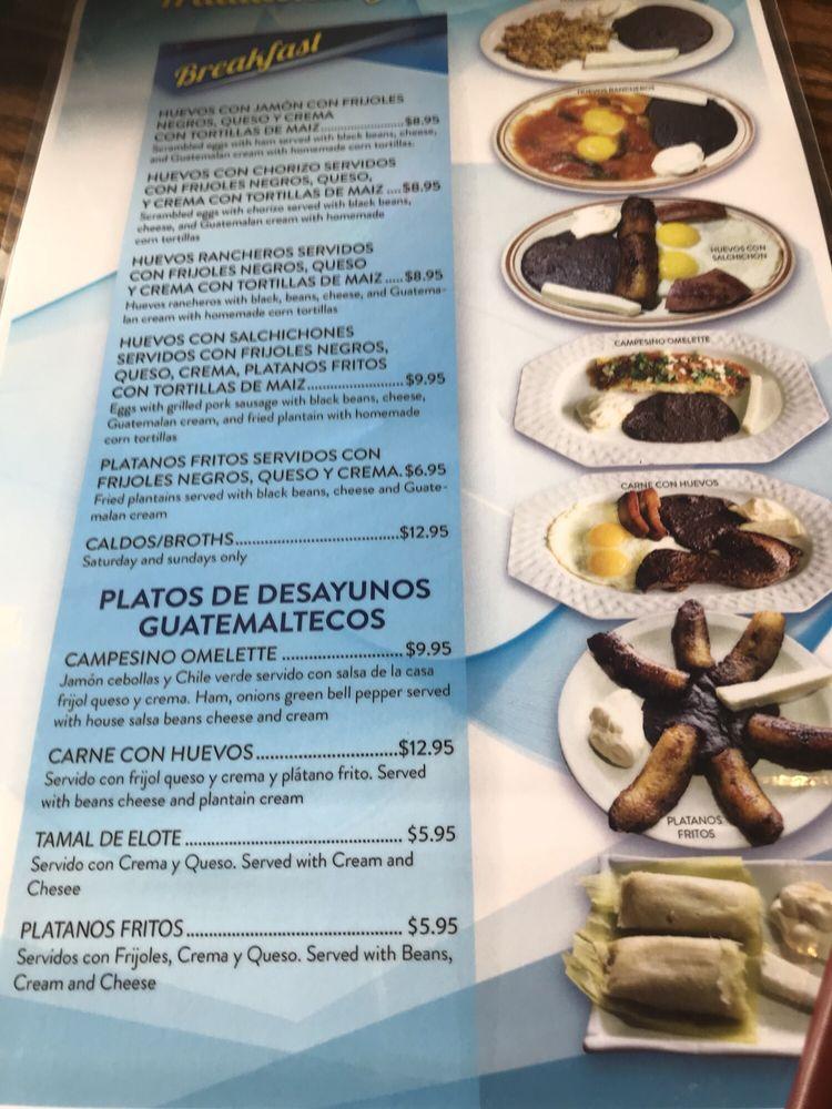Menu at Lily's Cafe, Plano