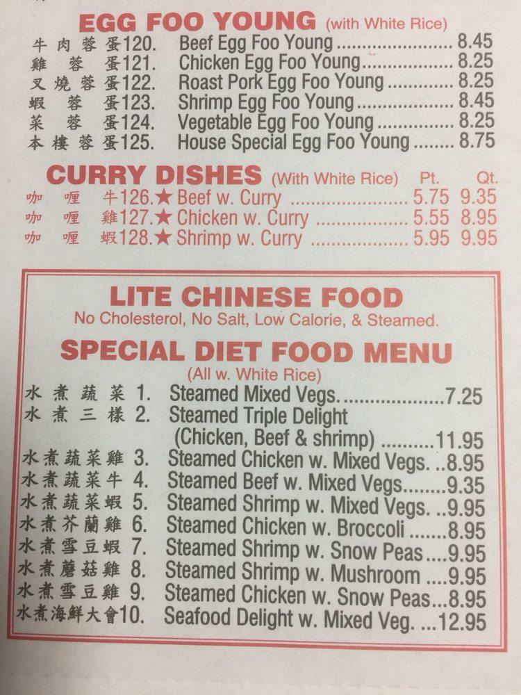 Menu at 88 China restaurant, Wentzville
