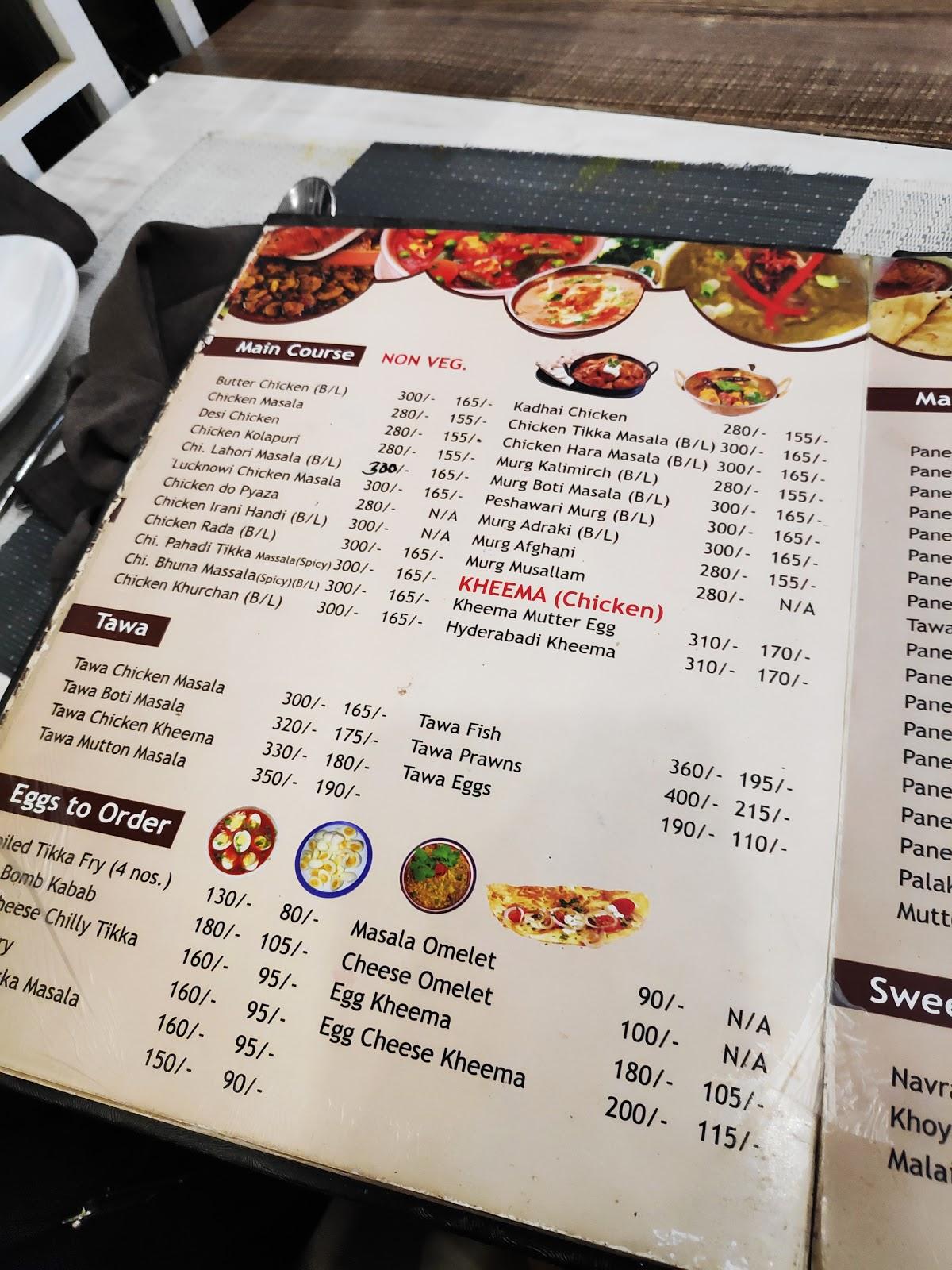Menu at Baroda Food Express, Vadodara, Gf4 Amber complex Nr. Mahavir