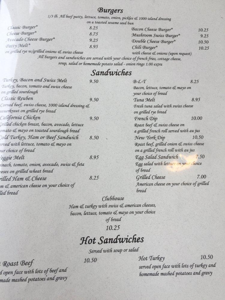 Menu at Momma Jane's Pancake House restaurant, The Dalles