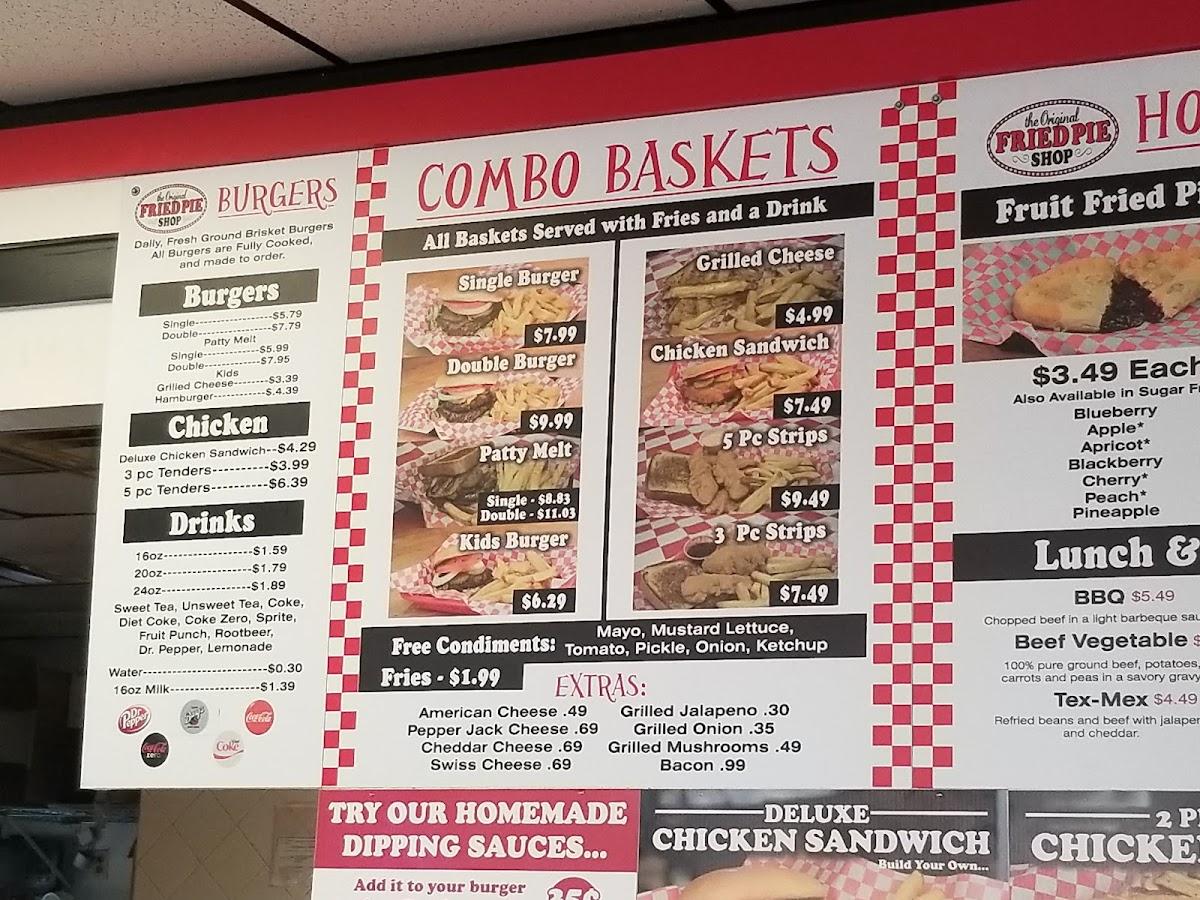 pies n fries menu