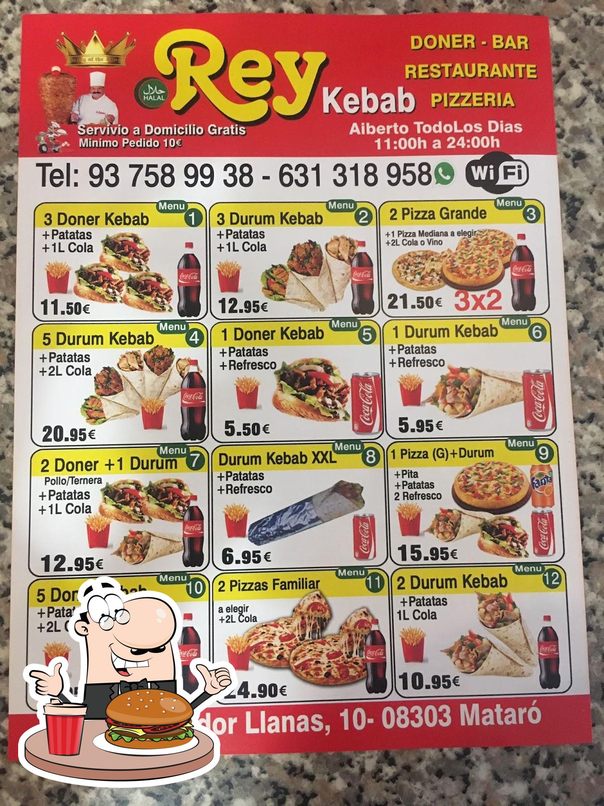Restaurante El Rey Doner Kebab, Mataró Opiniones del restaurante
