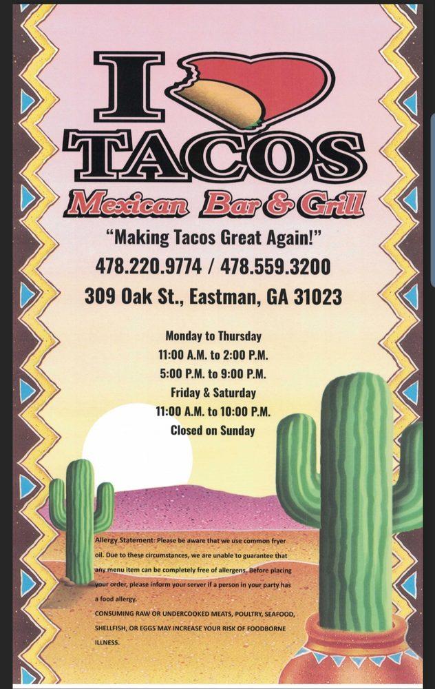 I Heart Tacos in Eastman - Restaurant menu and reviews