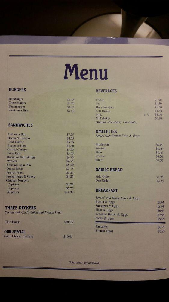 Menu at Bond Head Restaurant, Bradford West Gwillimbury, Simcoe 27