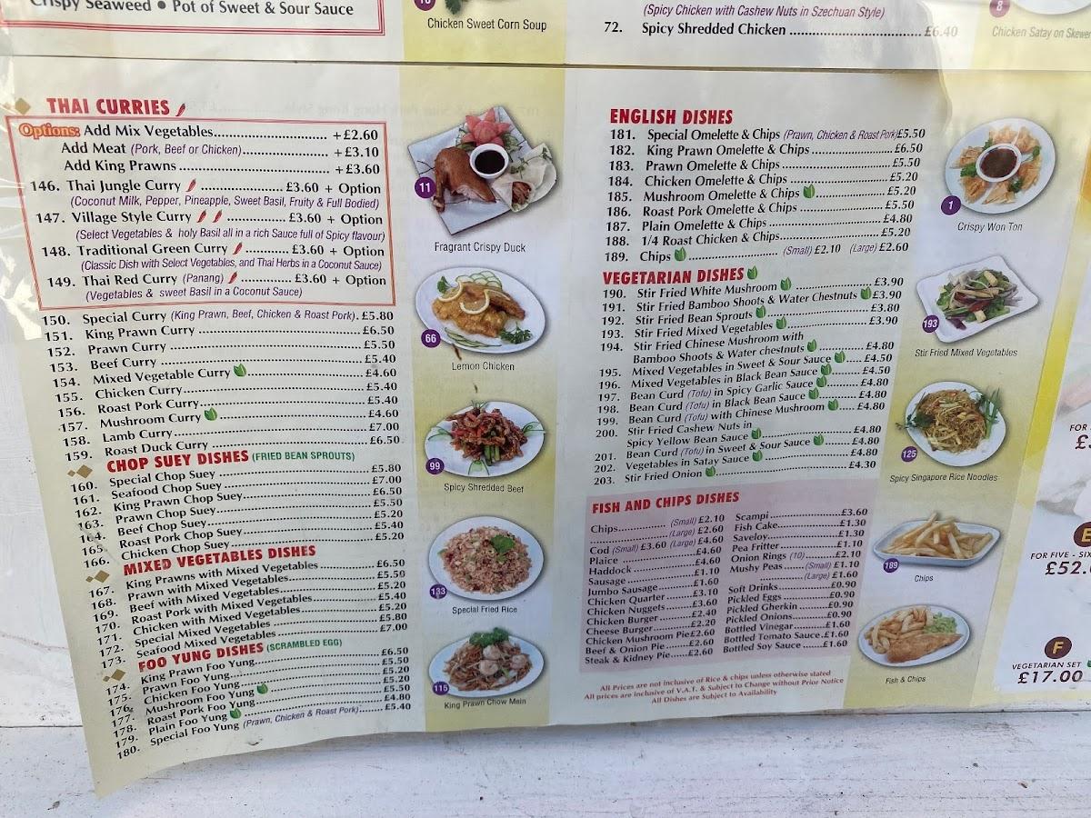 Menu at Winners Chinese Takeaway Linton fast food, Linton