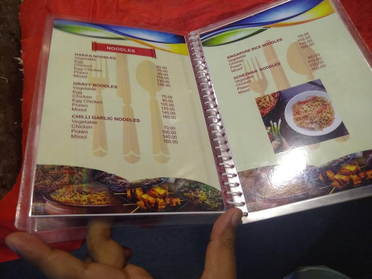 Menu at The Spicy Bites, India