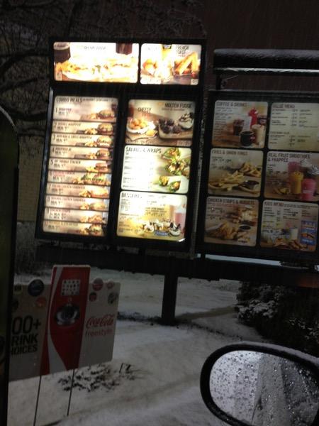 Menu At Burger King Fast Food Springfield 407 W Mccreight Ave
