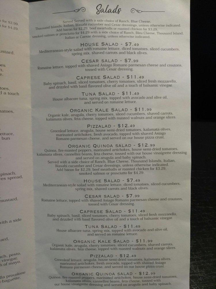 Carta de Eight Ball Cafe, Everett