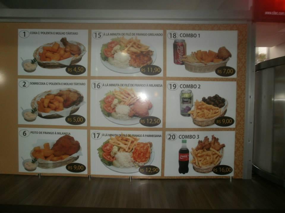 Cantina Di Frango cardápio