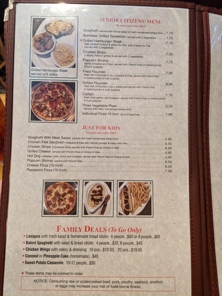 Menu at WALLBURG GRILL & PIZZERIA, WinstonSalem