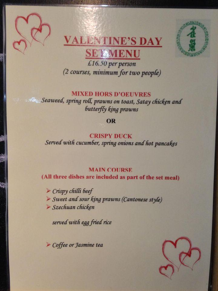 Menu at Birds Nest restaurant, Honiton