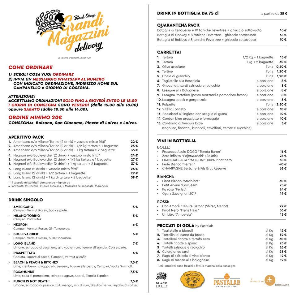Menu At Black Sheep Bolzano Pub Bar Bolzano menu-at-black-sheep-bolzano-pub-bar-bolzano
